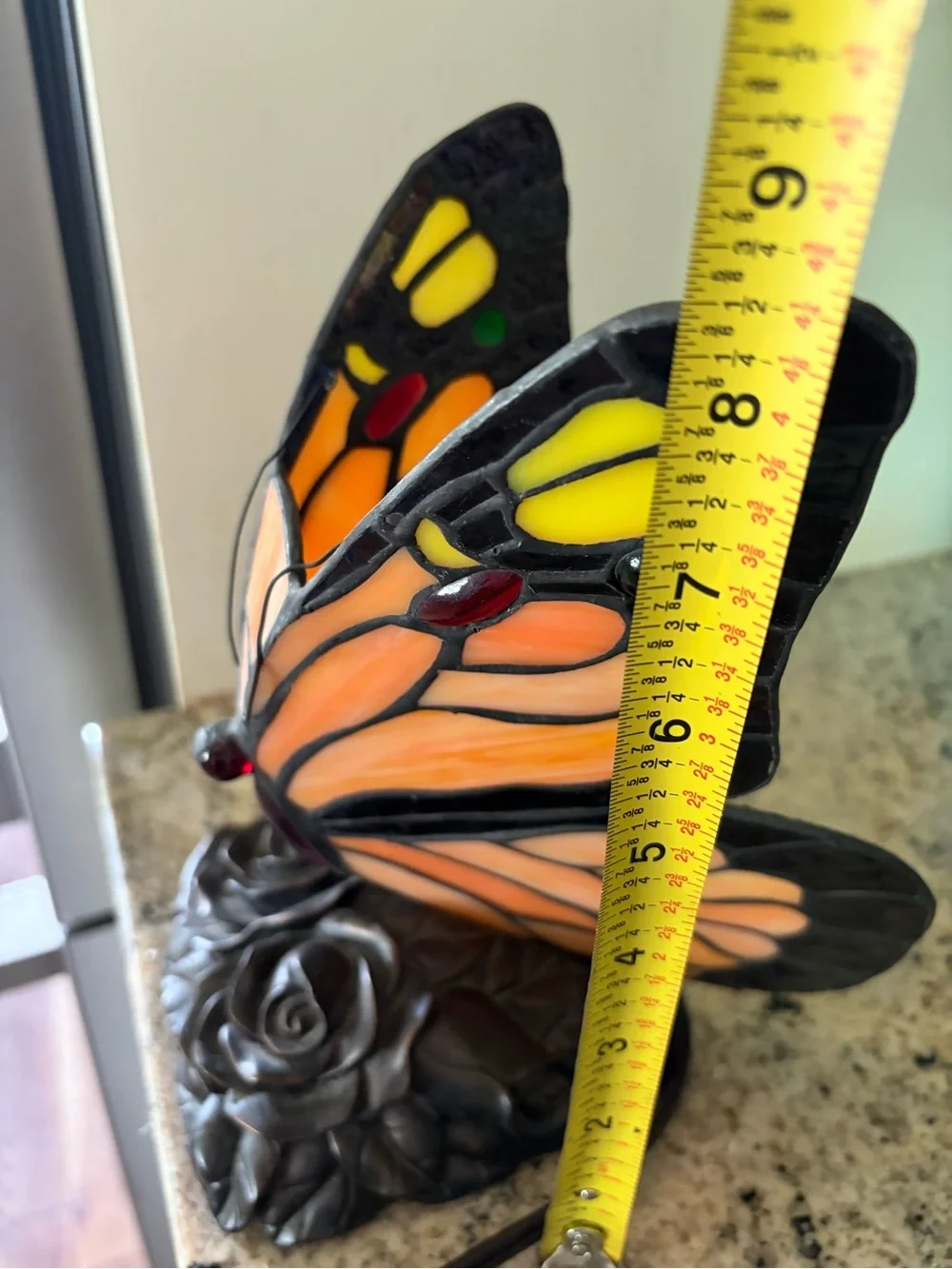 Stained Glass Butterfly Lamp